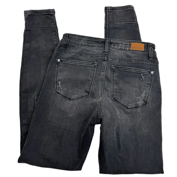 Judy Blue Skinny Fit Distressed Denim Jean - Picture 2 of 13